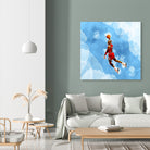 MICHAEL JORDAN by Athaillah Hudanul iman on GIANT ART - blue digital painting