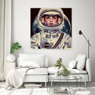 Le Cosmonaute by Mayka Estefany Cantu casanova on GIANT ART - blue digital painting