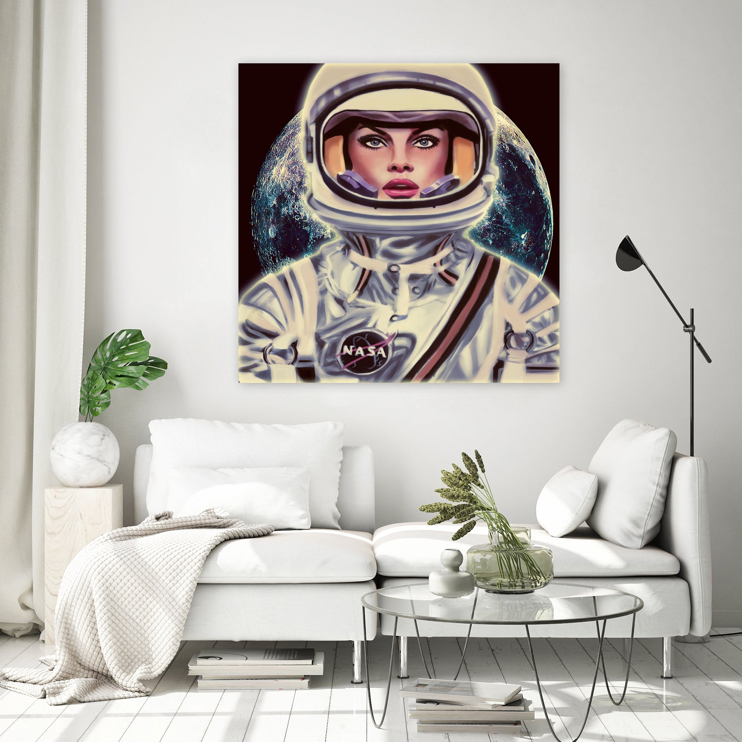 Le Cosmonaute by Mayka Estefany Cantu casanova on GIANT ART - blue digital painting