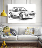 E9 3.0csl by steve pearcy on GIANT ART - black digital drawing