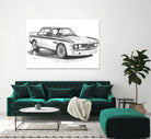 E9 3.0csl by steve pearcy on GIANT ART - black digital drawing