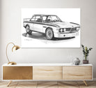 E9 3.0csl by steve pearcy on GIANT ART - black digital drawing