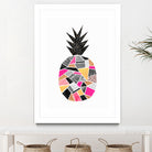 Pretty Pineapple by Elisabeth Fredriksson on GIANT ART - pink digital painting