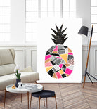 Pretty Pineapple by Elisabeth Fredriksson on GIANT ART - pink digital painting
