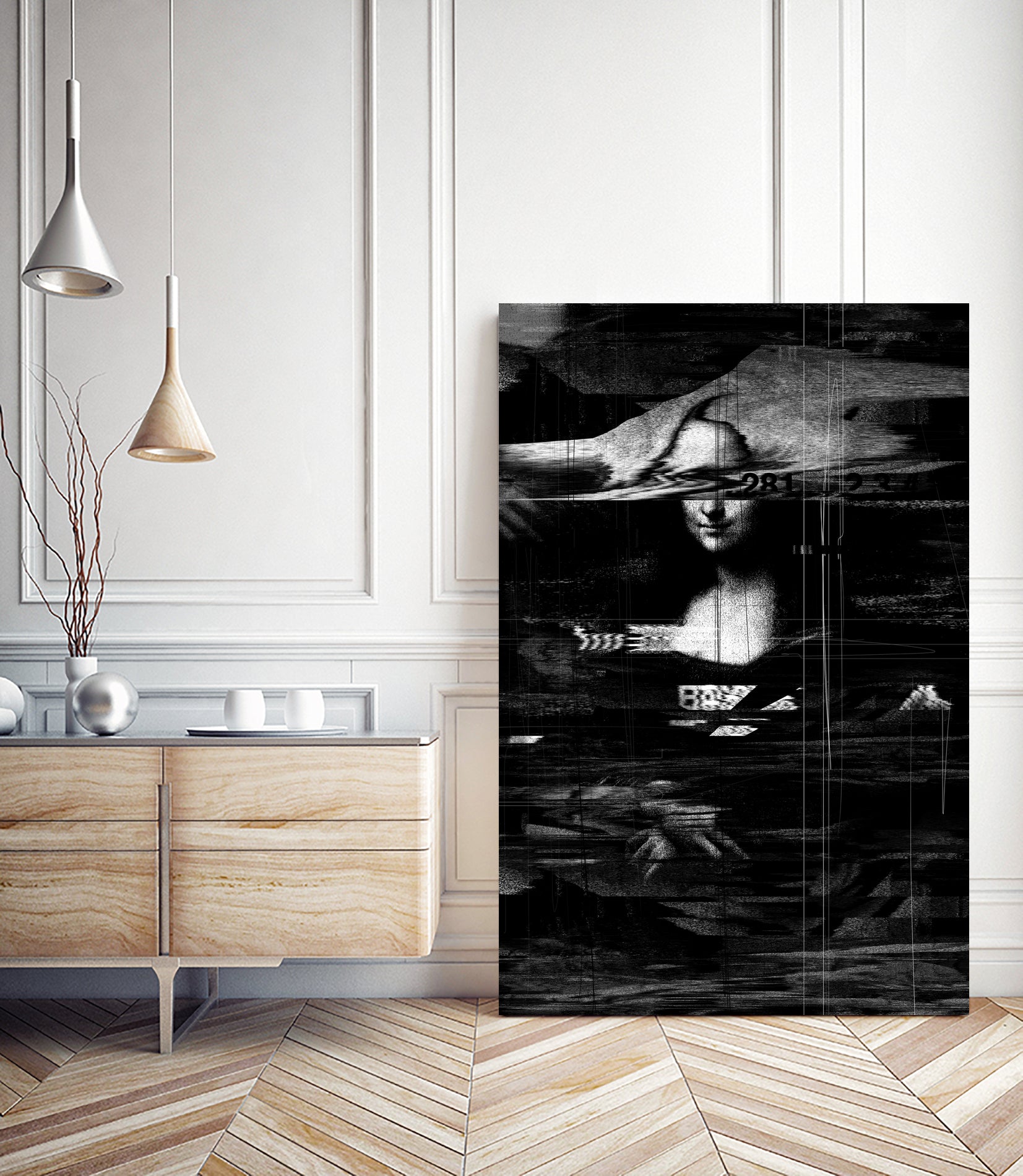 Mona Lisa by Francis Mi Oza on GIANT ART - black photo manipulation