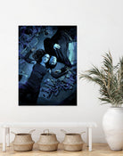 Requiem For A Dream by Nikita Abakumov on GIANT ART - blue digital painting