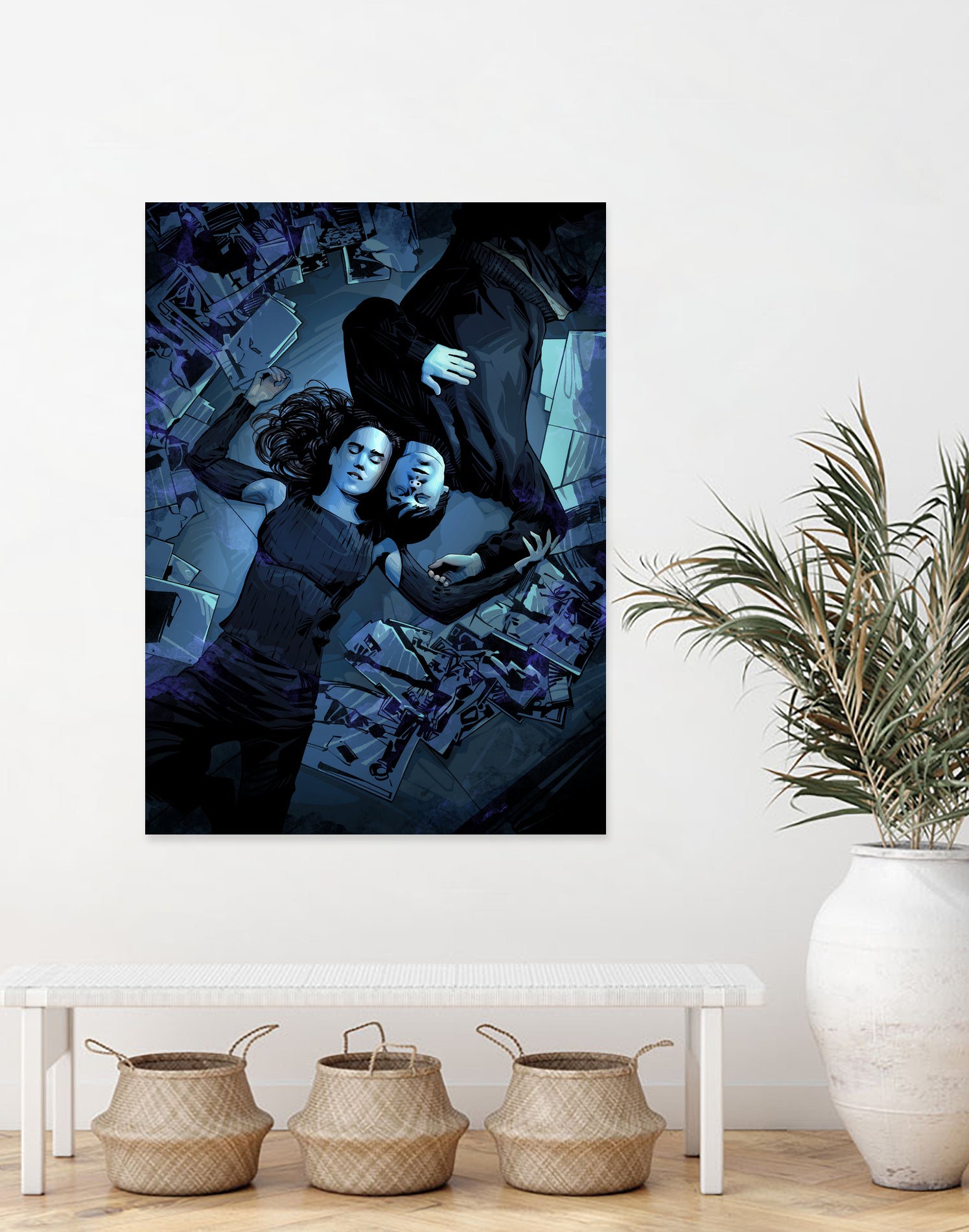 Requiem For A Dream by Nikita Abakumov on GIANT ART - blue digital painting