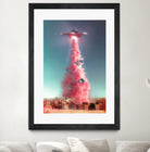 Extraterrestrial Espionage by Jonas Loose on GIANT ART - pink photo manipulation