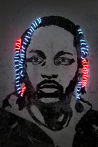 Kendrick Lamar by Octavian Mihai Mielu on GIANT ART - gray digital painting