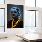 Drake by Octavian Mihai Mielu on GIANT ART - blue digital painting
