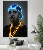 Drake by Octavian Mihai Mielu on GIANT ART - blue digital painting
