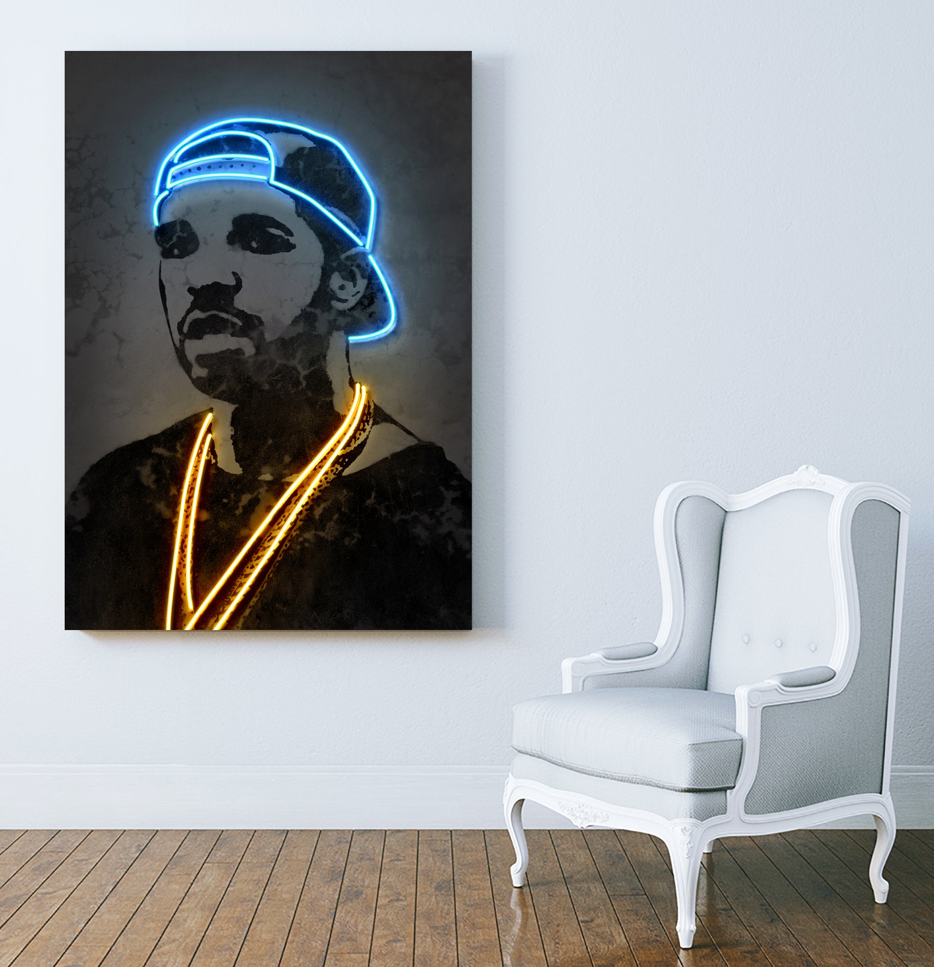 Drake by Octavian Mihai Mielu on GIANT ART - blue digital painting
