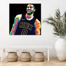 Jayson Tatum by saidi say on GIANT ART - black digital painting