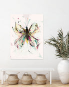 Butterfly by Parker Gibson on GIANT ART - pink digital painting