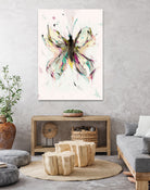Butterfly by Parker Gibson on GIANT ART - pink digital painting