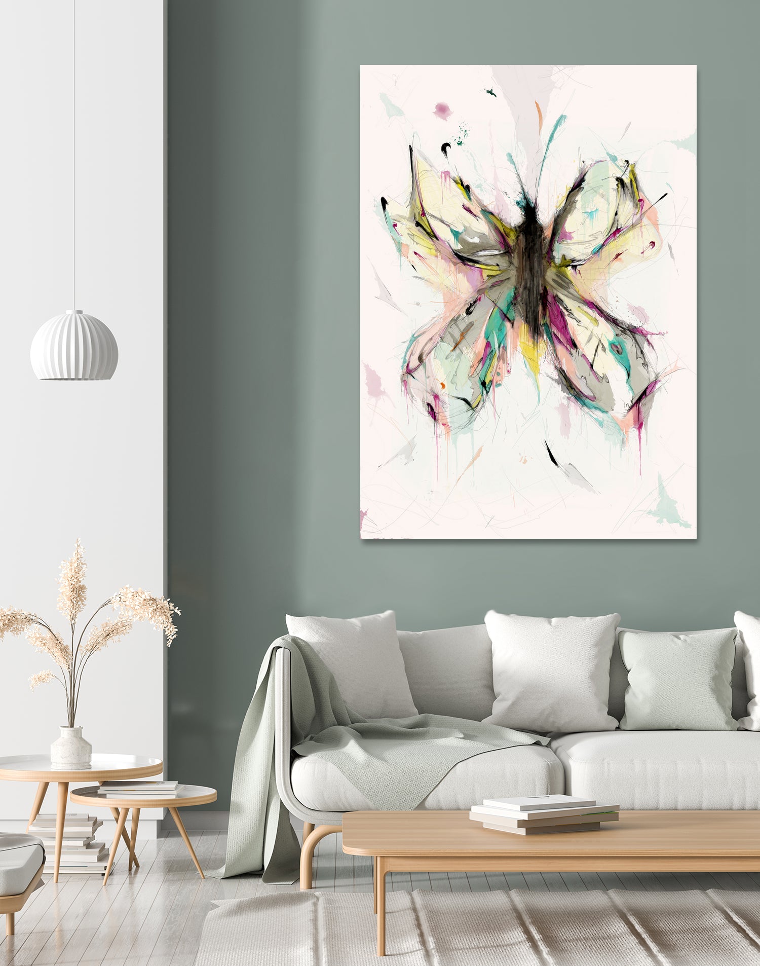 Butterfly by Parker Gibson on GIANT ART - pink digital painting