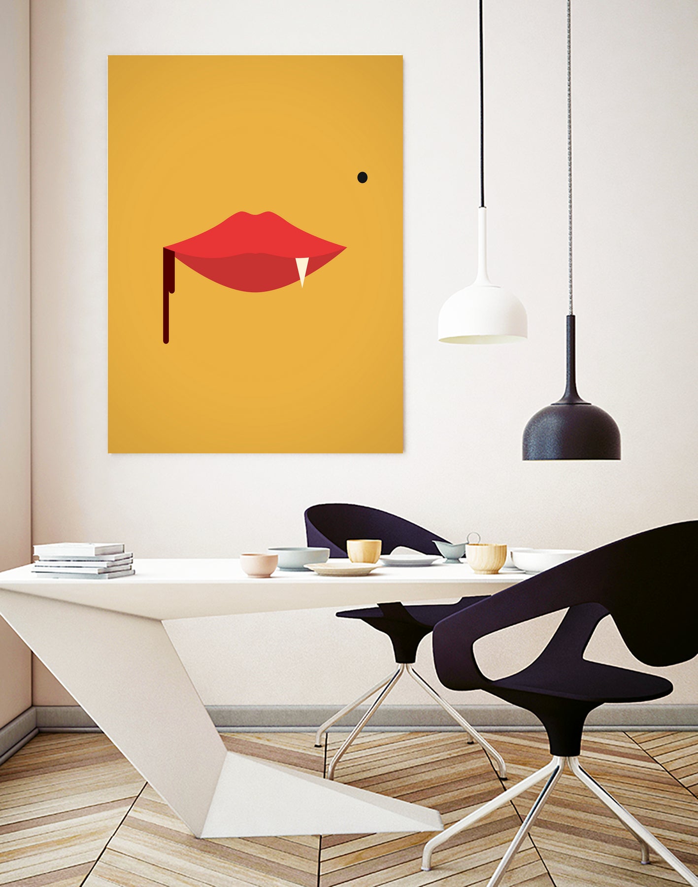 Monroe The Vampire by Filip Škundrić on GIANT ART - red vector illustration