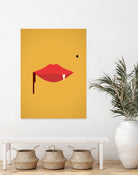 Monroe The Vampire by Filip Škundrić on GIANT ART - red vector illustration