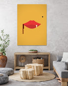 Monroe The Vampire by Filip Škundrić on GIANT ART - red vector illustration