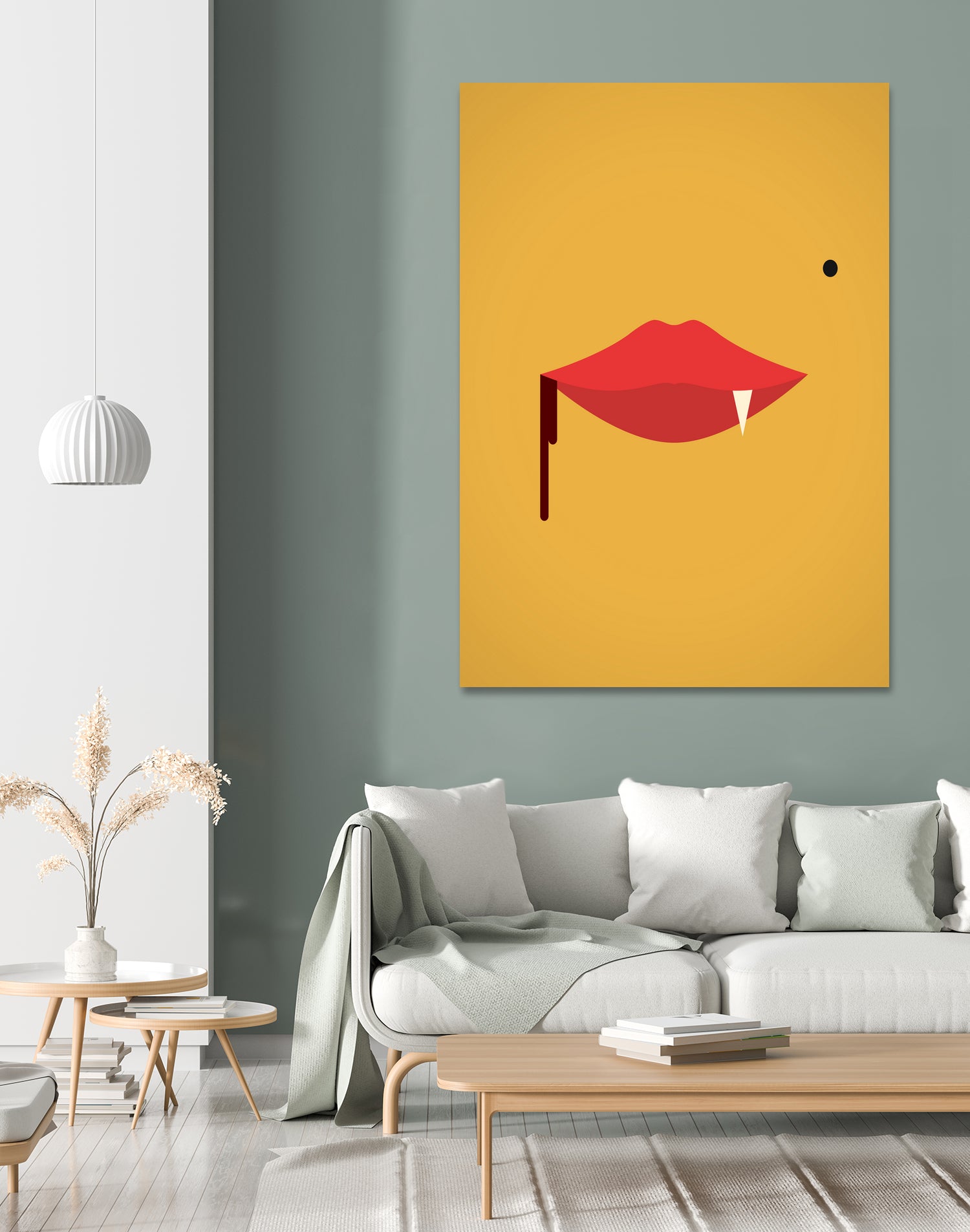 Monroe The Vampire by Filip Škundrić on GIANT ART - red vector illustration