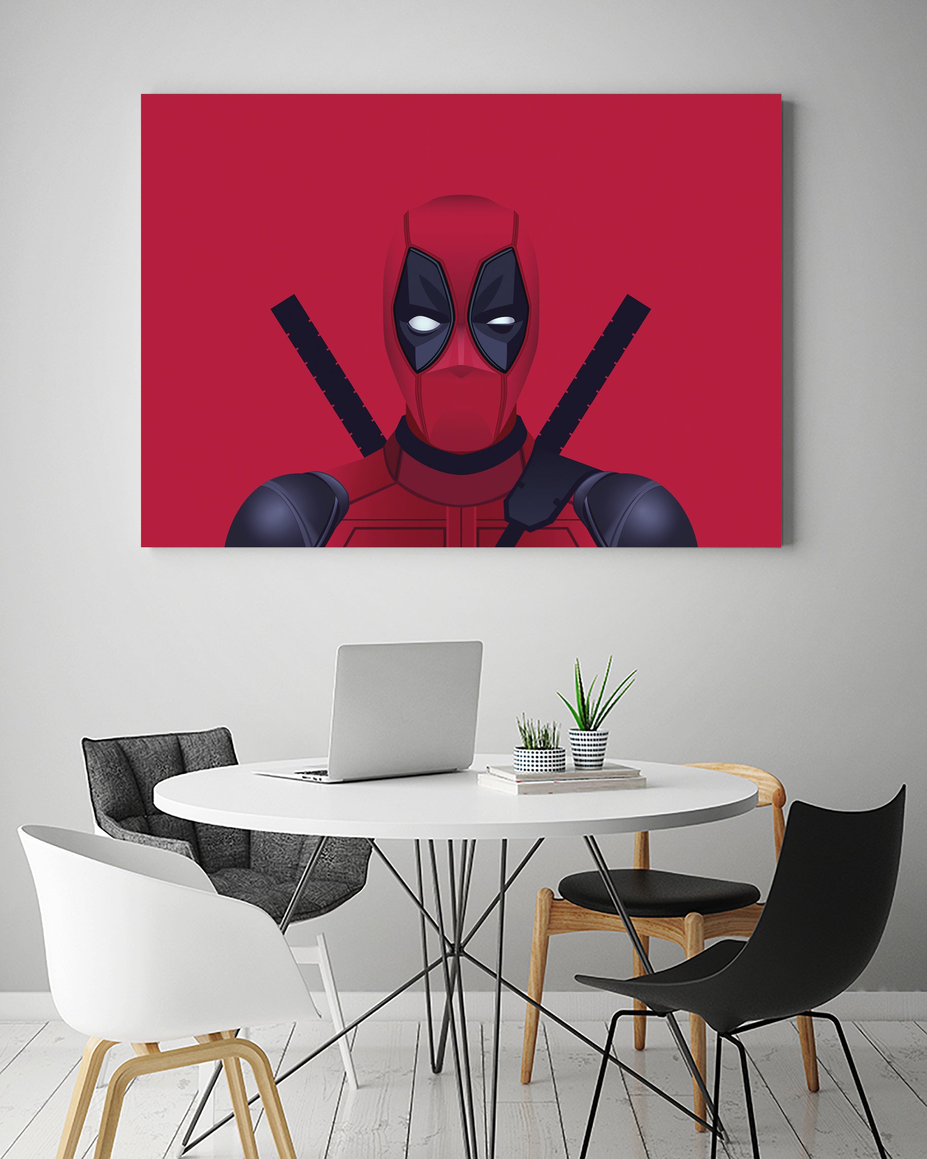 Deadpool by B.B. Wolfe on GIANT ART - red digital drawing