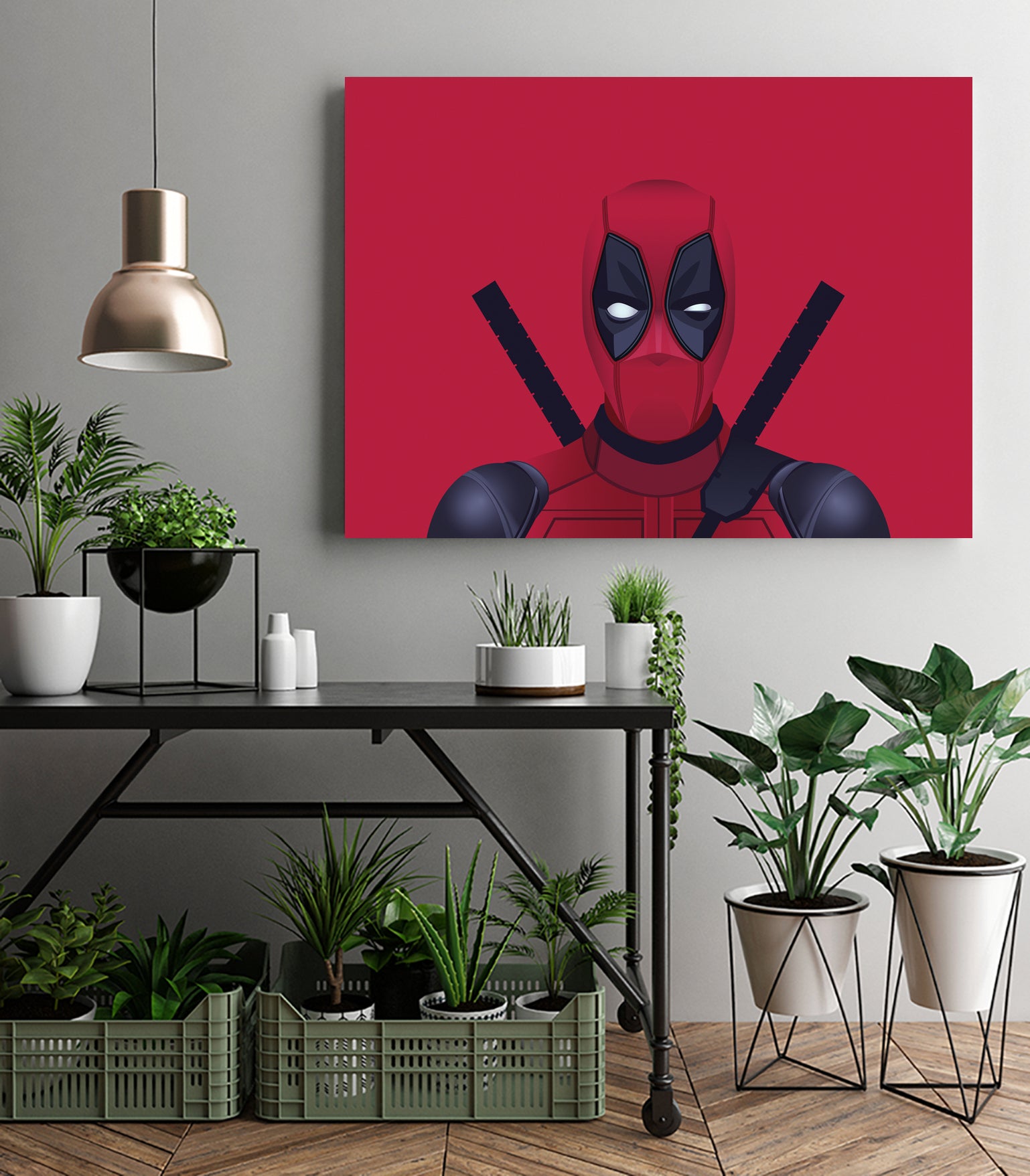Deadpool by B.B. Wolfe on GIANT ART - red digital drawing