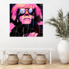Inspired by Warhol Portrait by Stephen Chambers on GIANT ART - pink digital painting