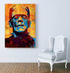 Frankenstein by Stephen Chambers on GIANT ART - yellow digital painting