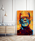 Frankenstein by Stephen Chambers on GIANT ART - yellow digital painting