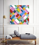 Map 45 by Emeline Tate-Robertson on GIANT ART - blue digital painting