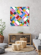 Map 45 by Emeline Tate-Robertson on GIANT ART - blue digital painting