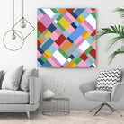 Map 45 by Emeline Tate-Robertson on GIANT ART - blue digital painting