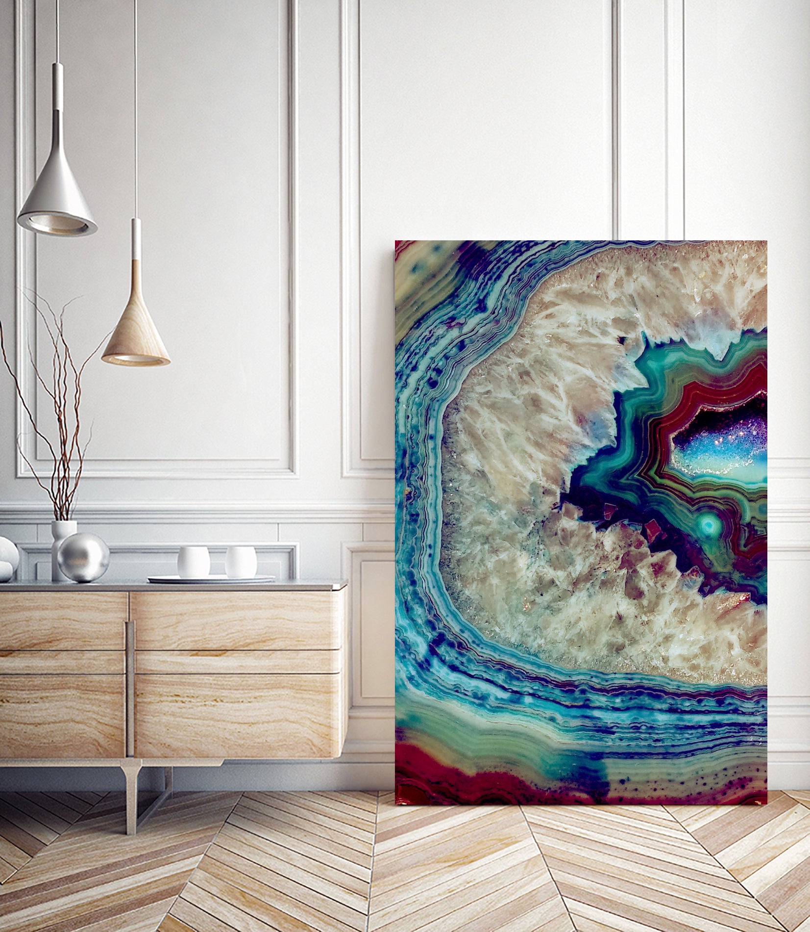 Agate by SANDRINE BAHURLET on GIANT ART - blue photo manipulation