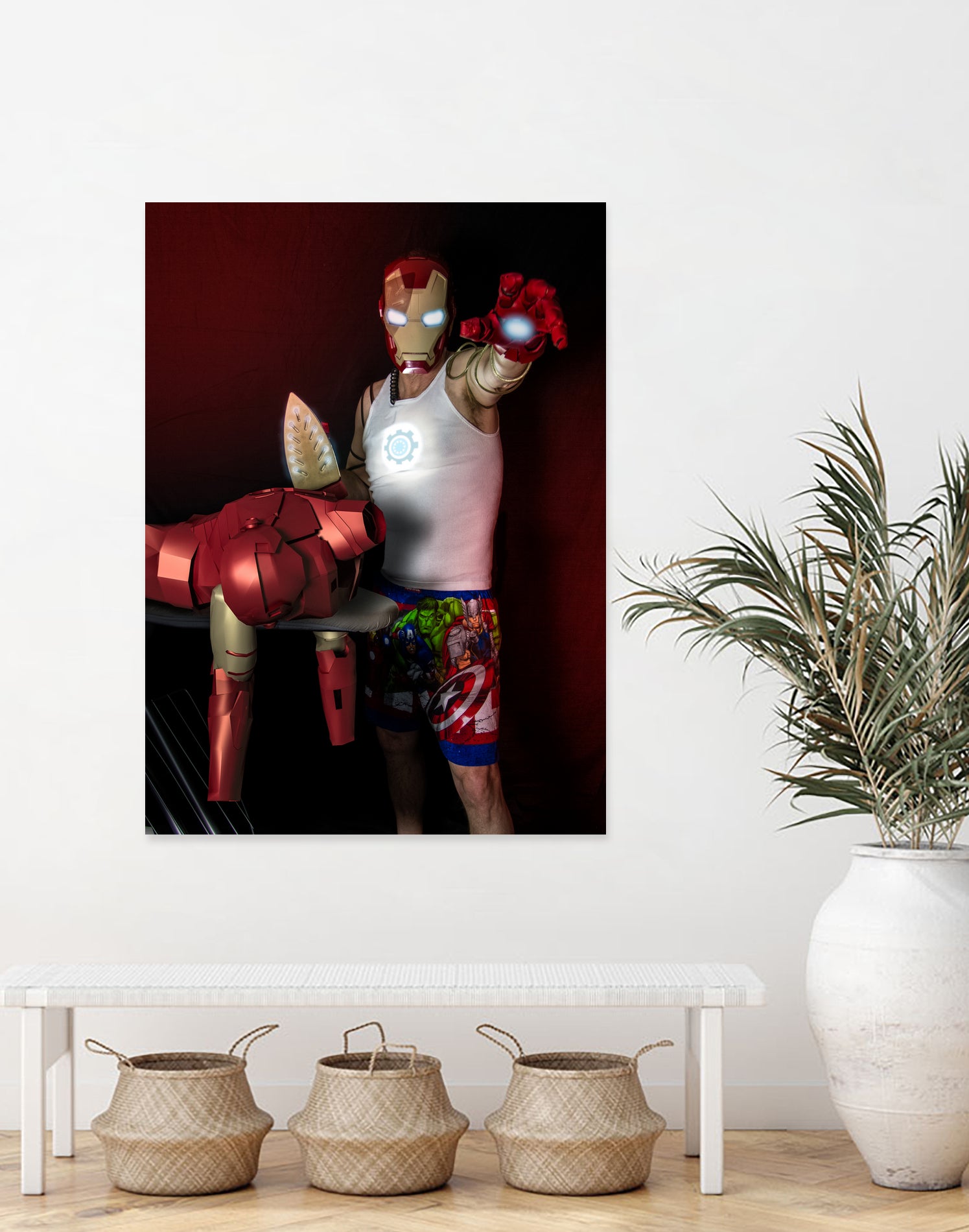 Iron Man by Randy Turnbow on GIANT ART - red photo manipulation