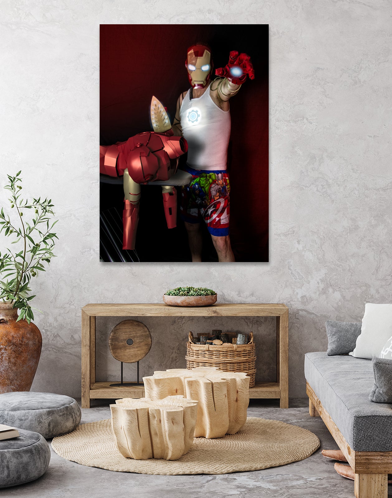 Iron Man by Randy Turnbow on GIANT ART - red photo manipulation