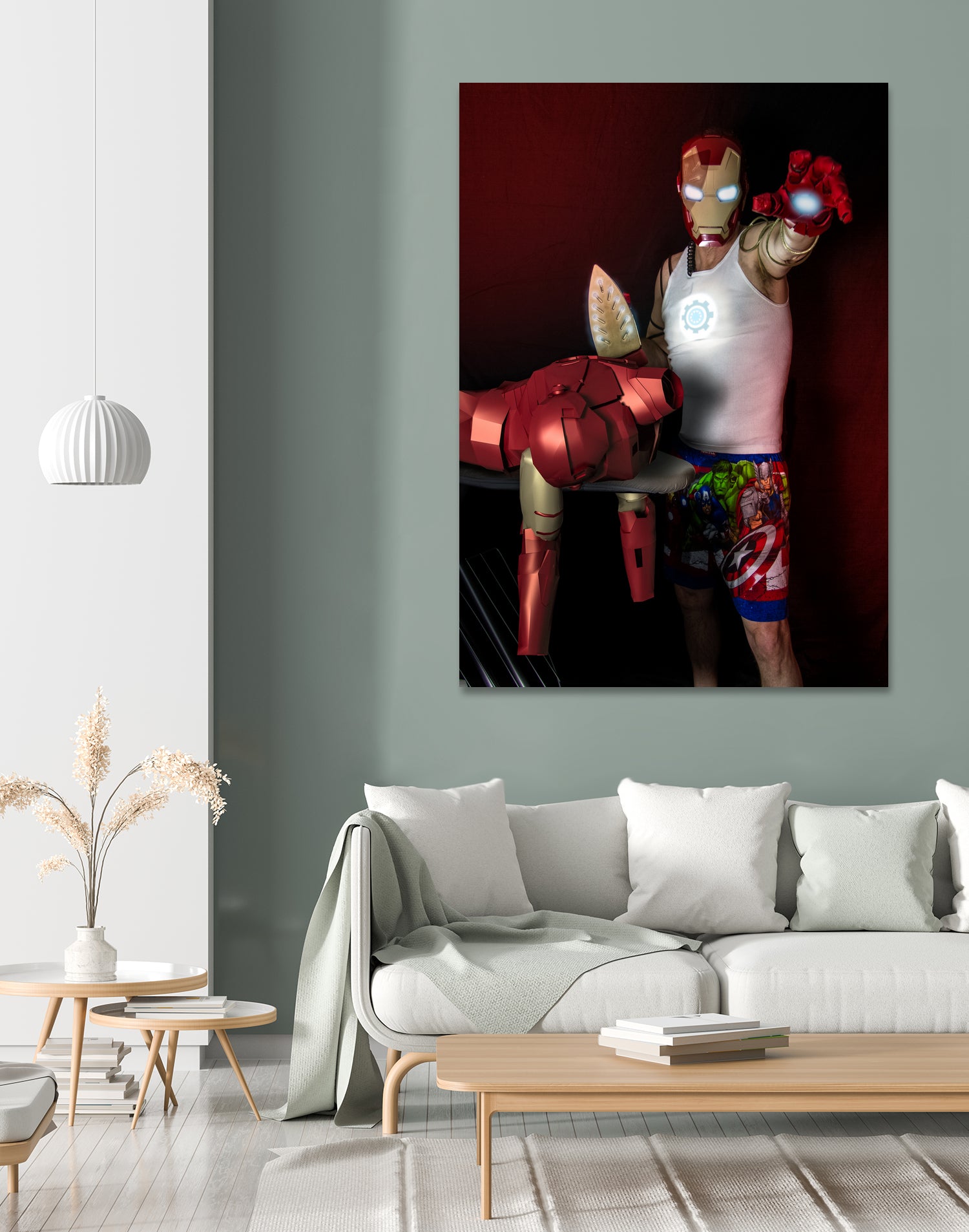 Iron Man by Randy Turnbow on GIANT ART - red photo manipulation