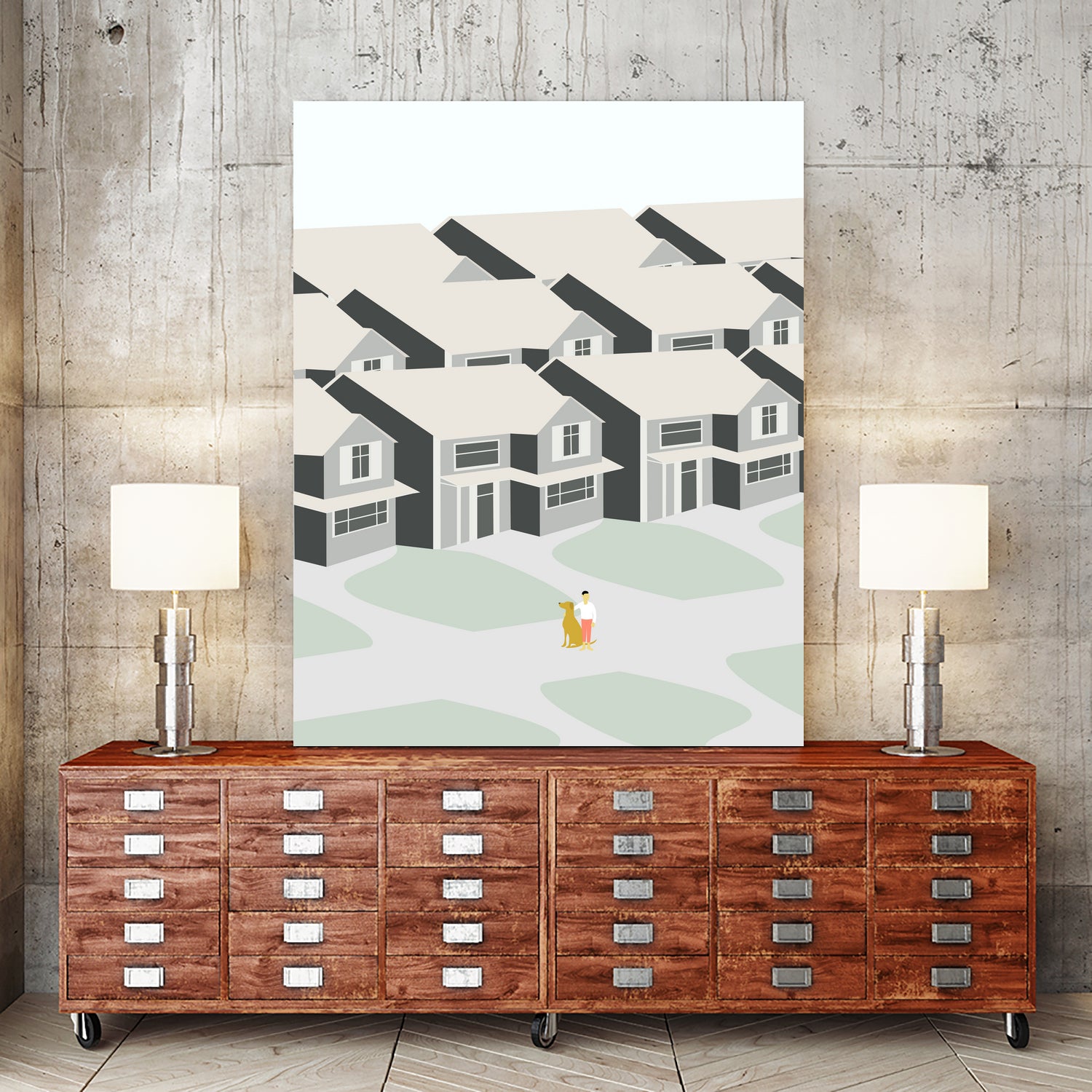 FORSTAD by Swen Swensøn on GIANT ART - white digital painting