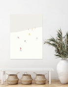 SKIBAKKEN by Swen Swensøn on GIANT ART - white digital painting