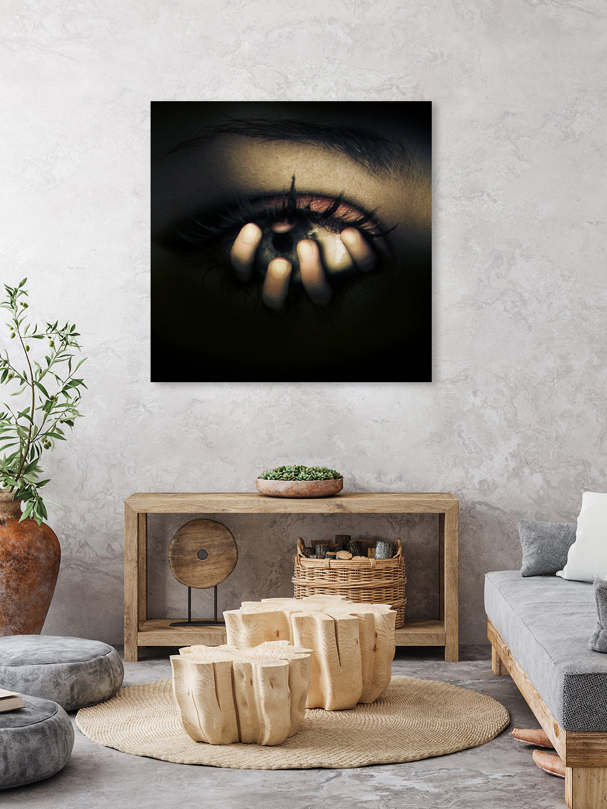 Out of Mein Eye by Richard Davis on GIANT ART - brown photo manipulation