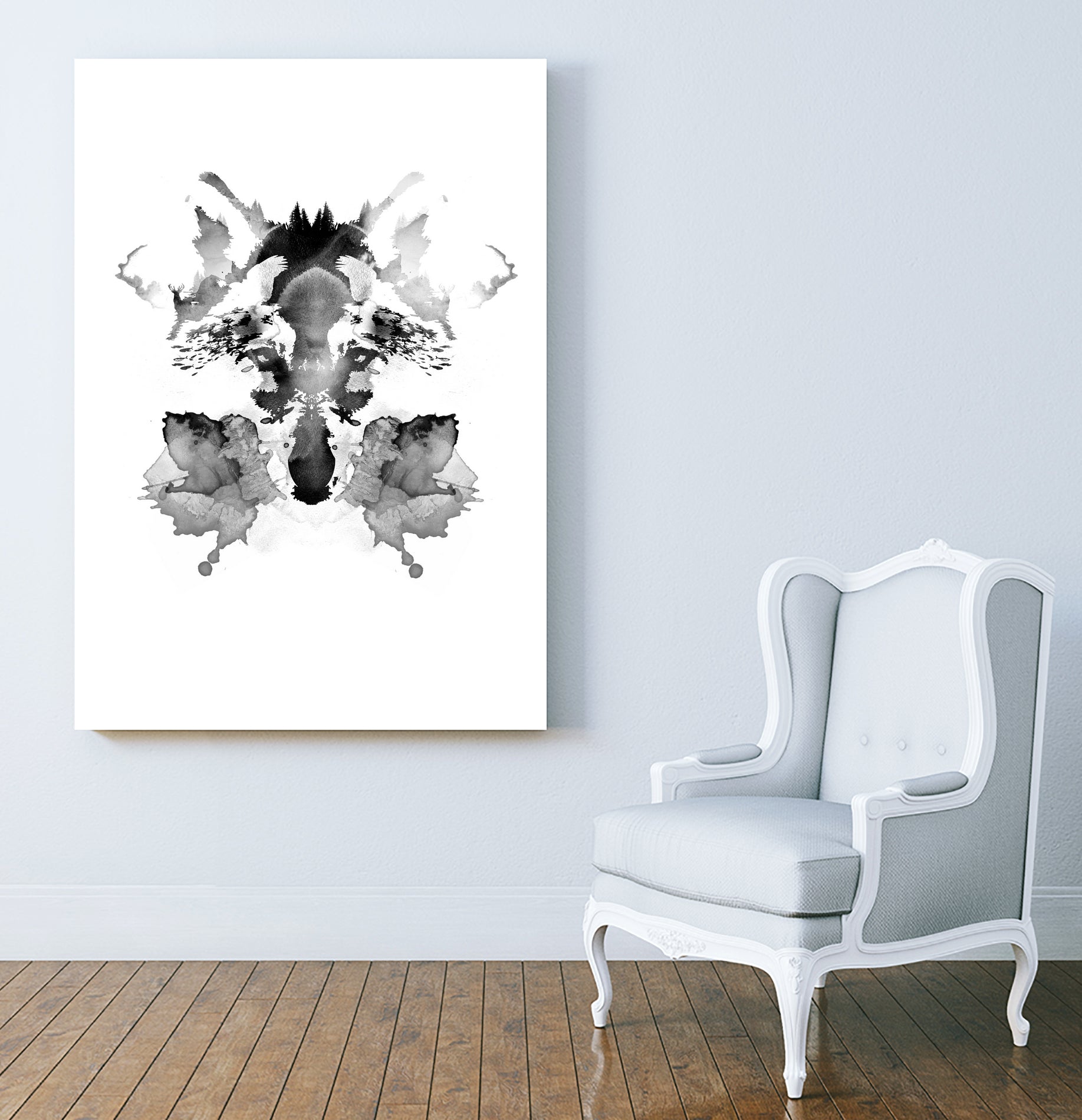 rorschach by Robert Farkas on GIANT ART - black digital painting