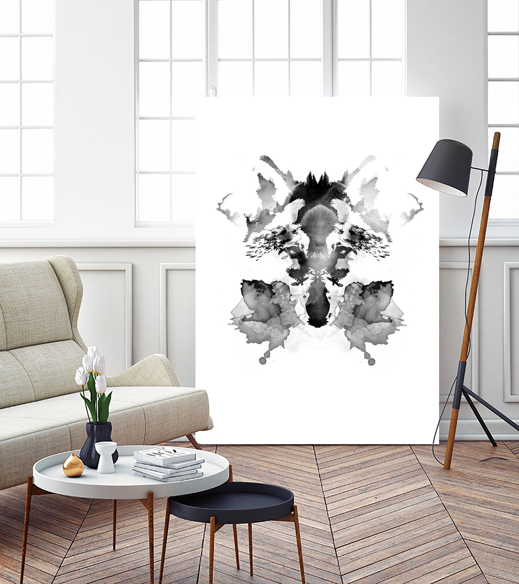 rorschach by Robert Farkas on GIANT ART - black digital painting