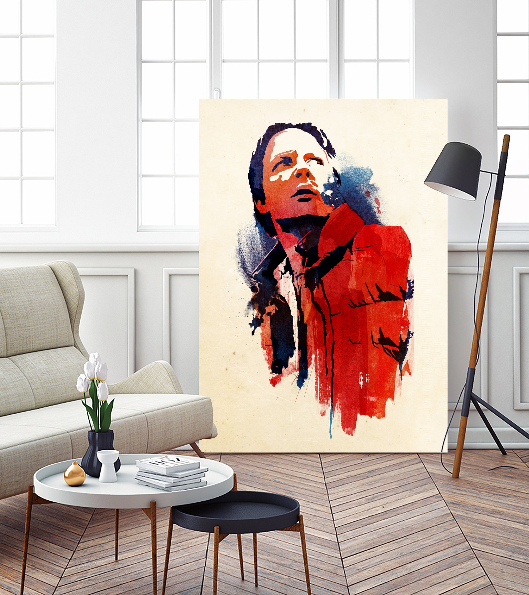 Marty McFly by Robert Farkas on GIANT ART - red digital drawing