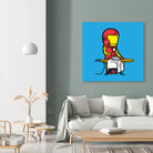 Part Time Job - Laundry Shop by Chow Hon Lam on GIANT ART - blue digital drawing