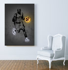 Kobe by Octavian Mihai Mielu on GIANT ART - yellow digital drawing