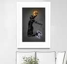 LeBron by Octavian Mihai Mielu on GIANT ART - yellow digital drawing