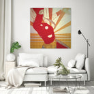 Hurry on Sundown by Aimer Heinz on GIANT ART - orange digital drawing