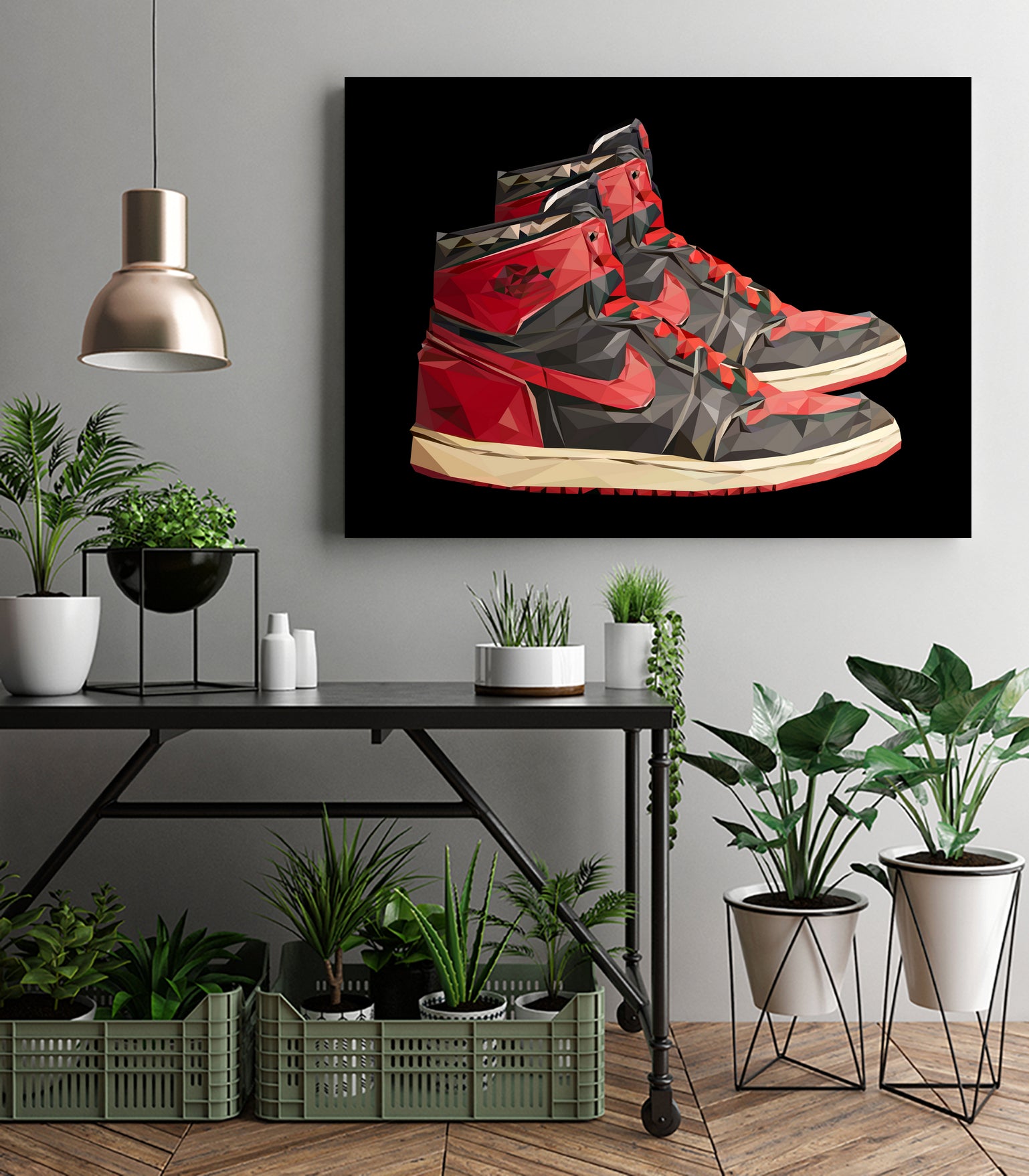 air jordan 1 retro by M Maisur Amin on GIANT ART - red character design