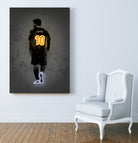 Messi by Octavian Mihai Mielu on GIANT ART - yellow digital drawing