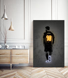 Messi by Octavian Mihai Mielu on GIANT ART - yellow digital drawing