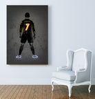 Ronaldo by Octavian Mihai Mielu on GIANT ART - yellow digital drawing